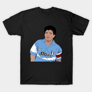 Diego Maradona Lazio 90s Nostalgia Minimalist T-Shirt